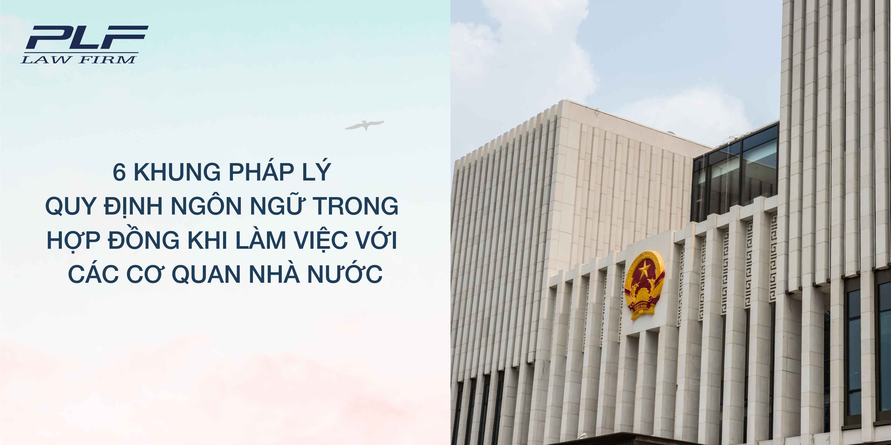 Plf 6 Khung Phap Ly Quy Dinh Ngon Ngu Trong Hop Dong Khi Lam Viec Voi Cac Co Quan Nha Nuoc