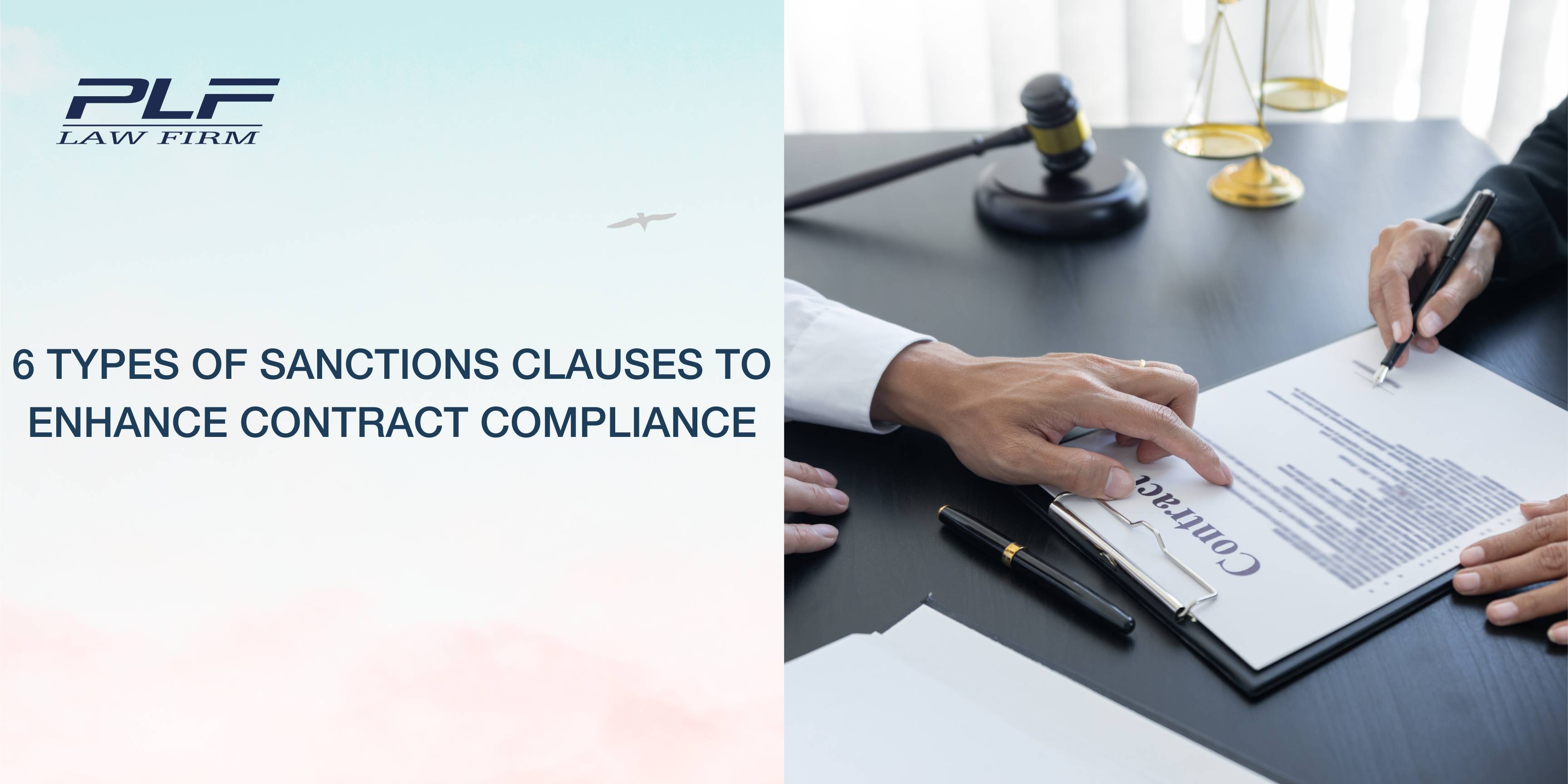 Plf 6 Types Of Sanctions Clauses To Enhance Contract Compliance