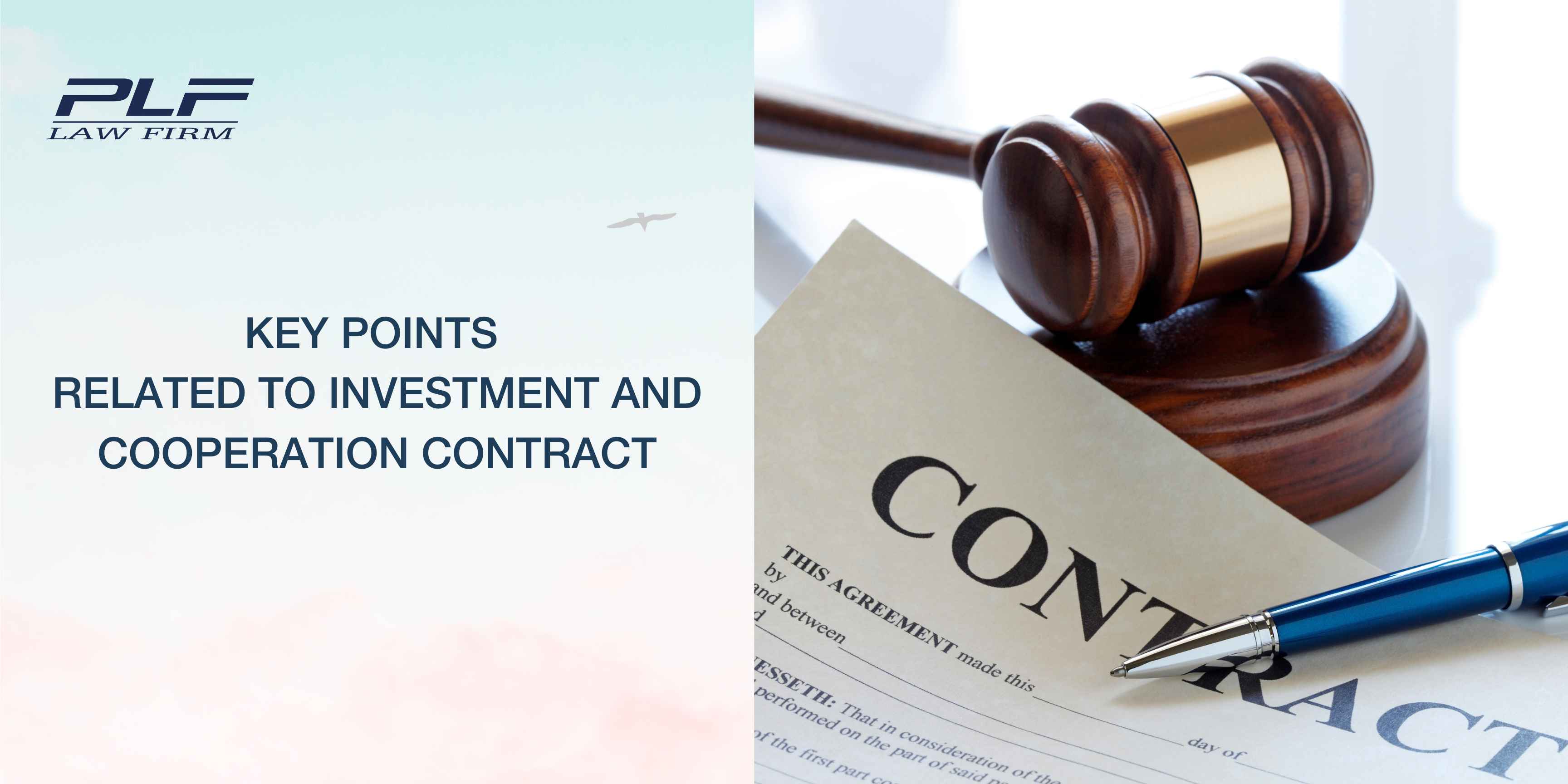 Plf Key Points Related To Investment And Cooperation Contract