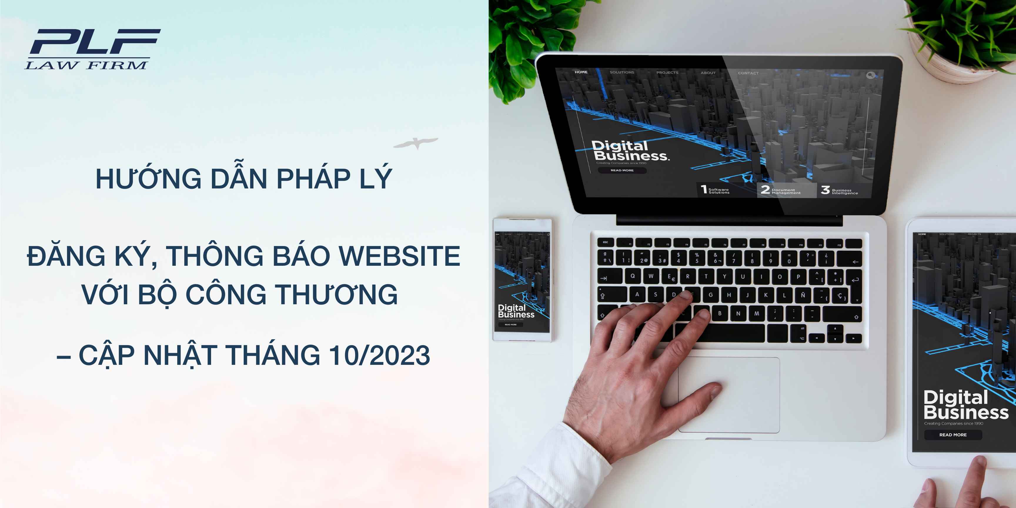 PLF Law Firm Đăng ký thông báo website với Bộ Công Thương