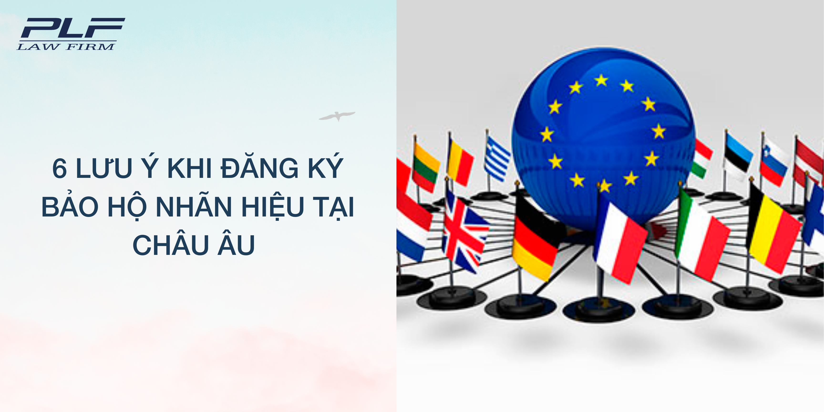 6 Lưu ý khi đăng ký bảo hộ nhãn hiệu tại Châu Âu